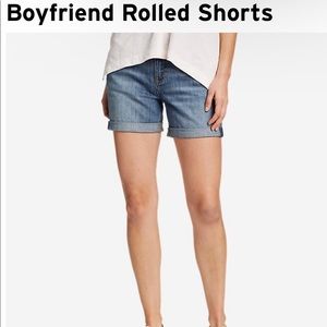 Eddie Bauer Boyfriend Rolled Short